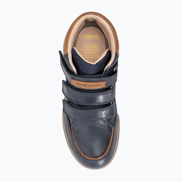 Geox Poseido navy/cognac children's shoes 6