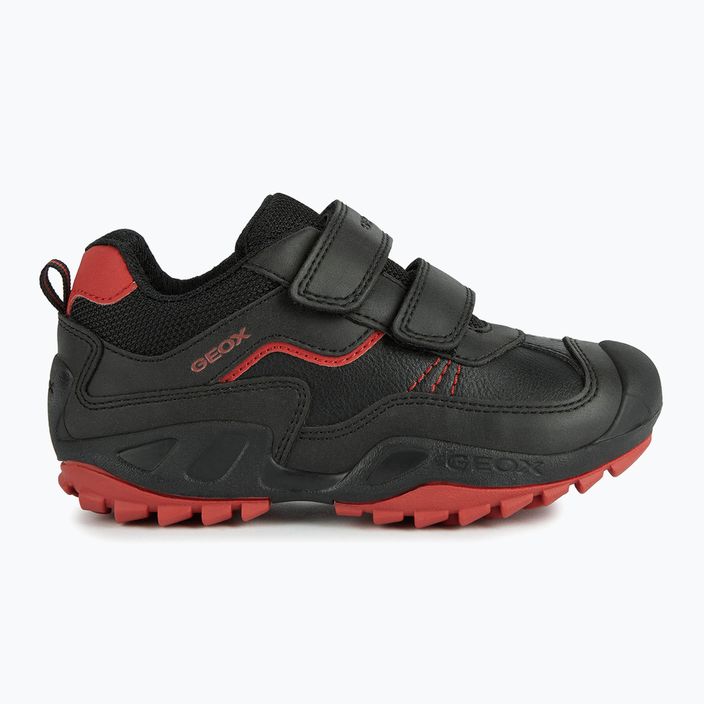 Geox New Savage junior shoes black/red 8