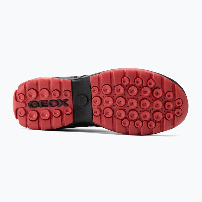 Geox New Savage junior shoes black/red 5