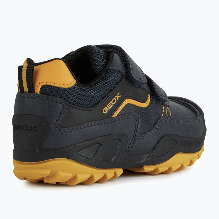Geox New Savage navy/ochreyellow junior shoes 10