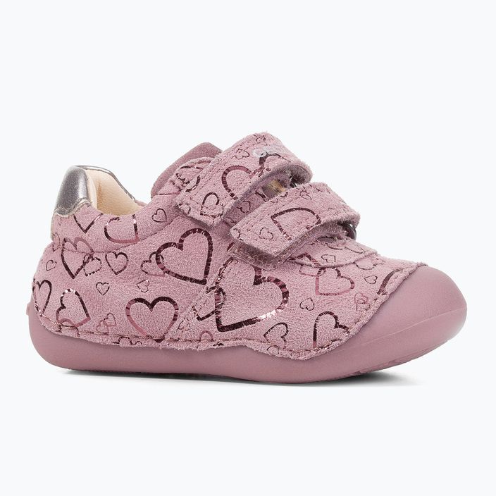 Geox Tutim dark pink/silver children's shoes 8