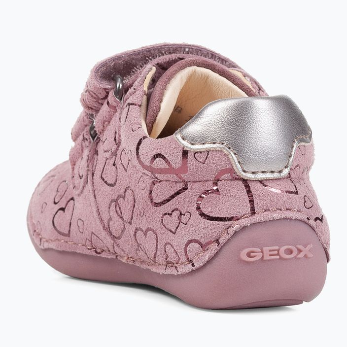 Geox Tutim dark pink/silver children's shoes 9