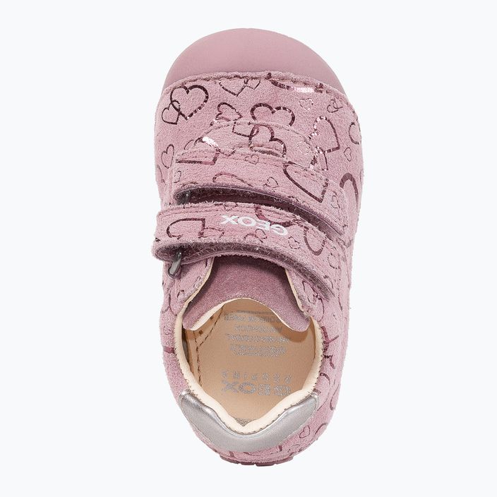 Geox Tutim dark pink/silver children's shoes 11