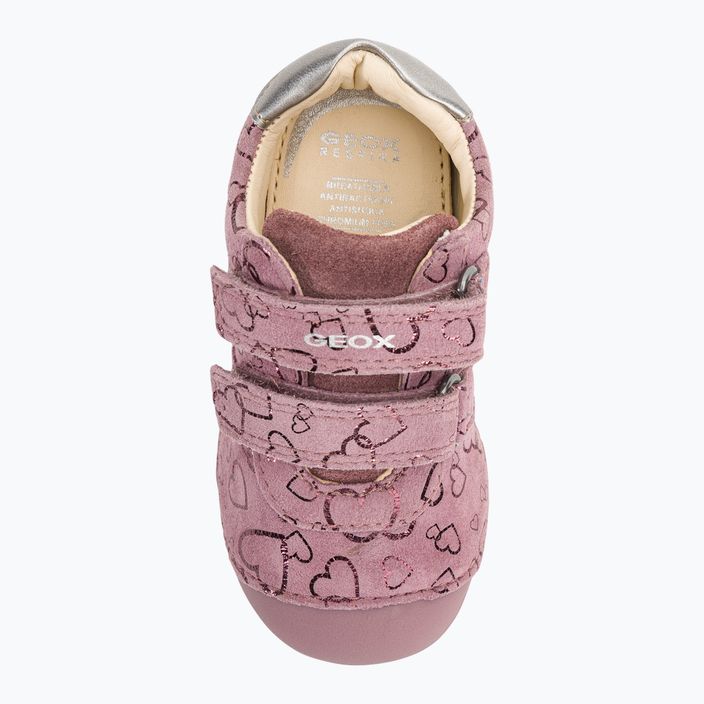 Geox Tutim dark pink/silver children's shoes 6