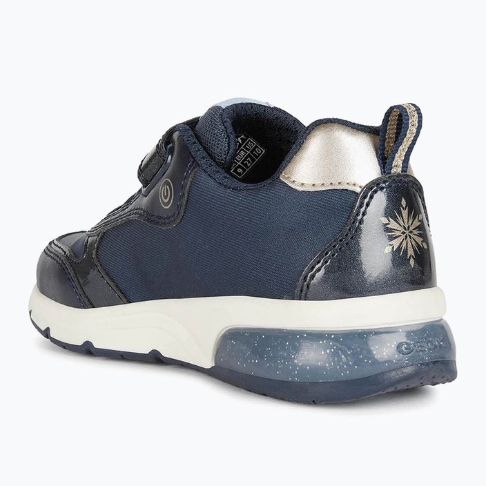 Geox Spaceclub junior shoes dark navy/platinum 10