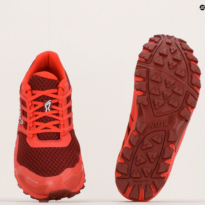 Men's Inov-8 Trailtalon 290 dark red/red running shoes 19