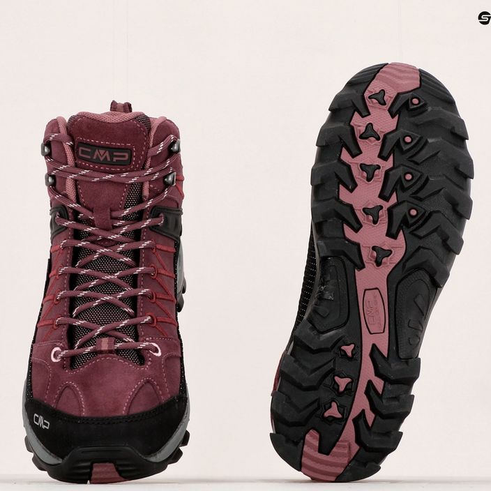 CMP women's trekking boots Rigel Mid Wp maroon 3Q12946/H910 15