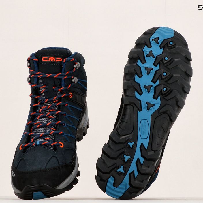 Men's trekking boots CMP Rigel Mid Wp navy blue 3Q12947/27NM 12