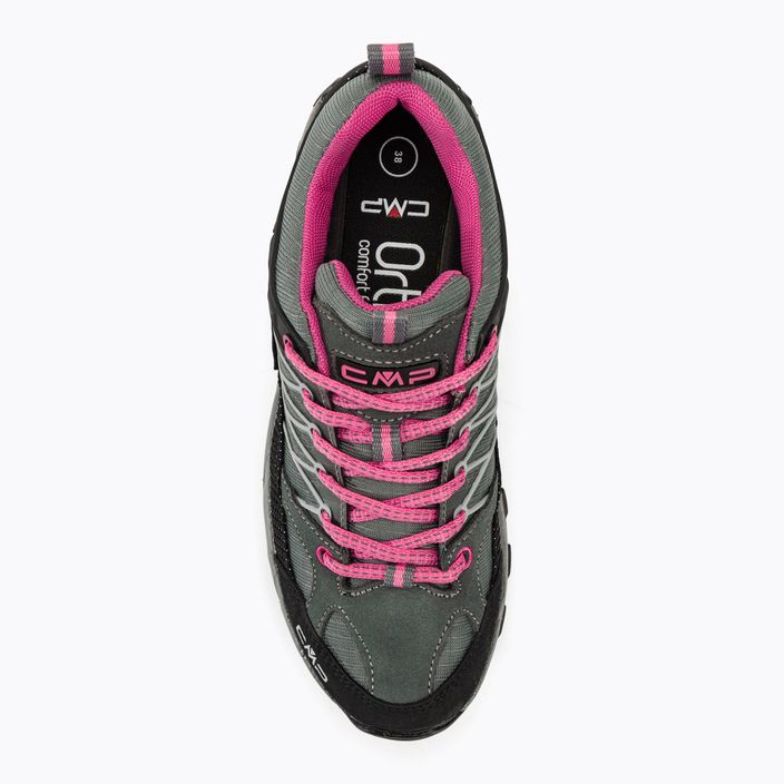 Women's trekking boots CMP Rigel Low grey/fuxia/ice 5