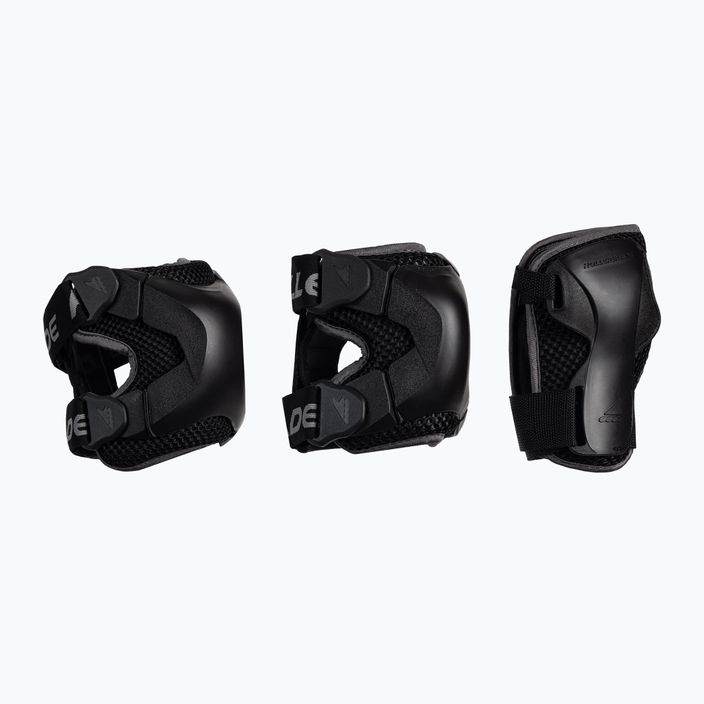 Rollerblade men's X-Gear 3 Pack Protectors set black 067P0100 100