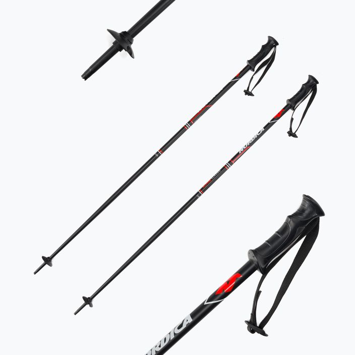 Nordica PRIMO UNI ski poles black 0B081400001 5