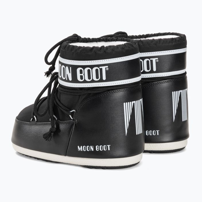 Women's Moon Boot Icon Low Nylon snow boots black 3