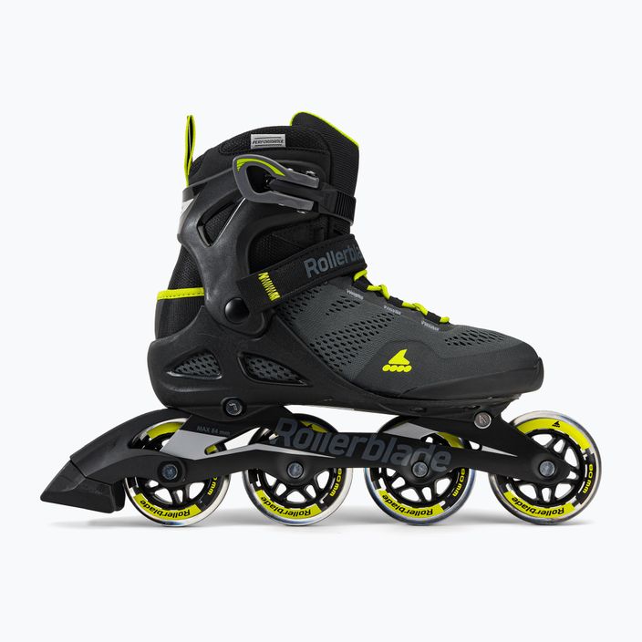 Men's Rollerblade Macroblade 80 roller skates black 07100600 1A1 2