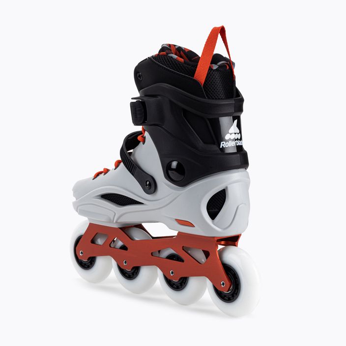 Rollerblade men's RB Pro X grey-red roller skates 07101600 U94 3