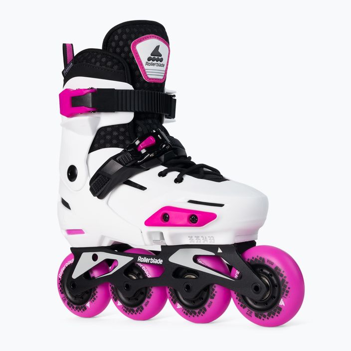Rollerblade Apex G children's roller skates white 07102700 T1C