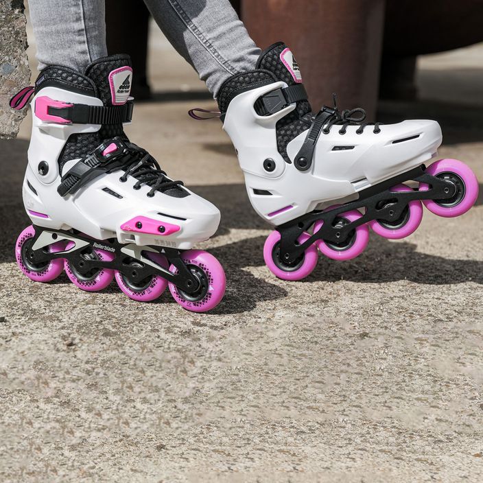 Rollerblade Apex G children's roller skates white 07102700 T1C 19