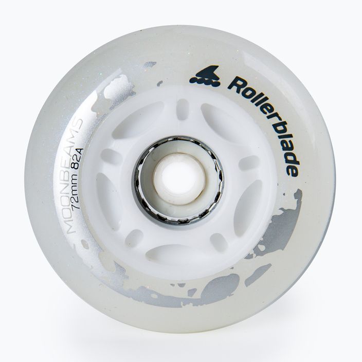 Rollerblade Moonbeams Led Wheels 80mm/82A 4 pcs white 06120000 101 2