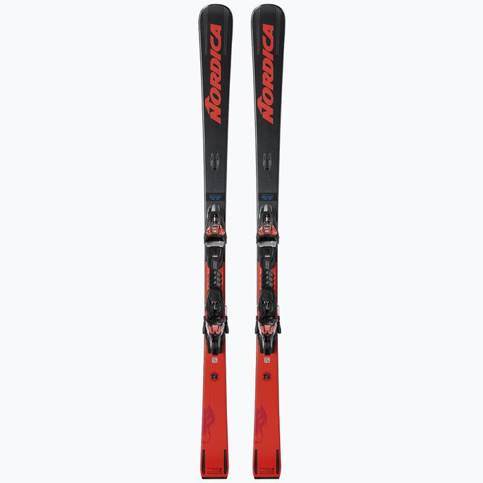 Nordica DOBERMANN Spitfire 76 RB FDT + Xcell 12 downhill skis black-red 0A1238LB001 10