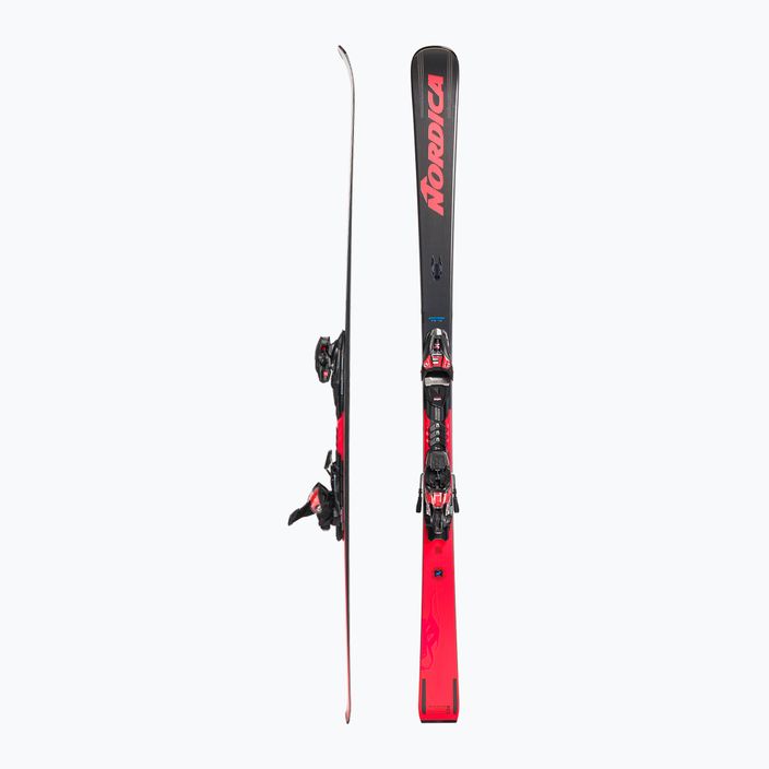 Nordica DOBERMANN Spitfire 76 RB FDT + Xcell 12 downhill skis black-red 0A1238LB001 2