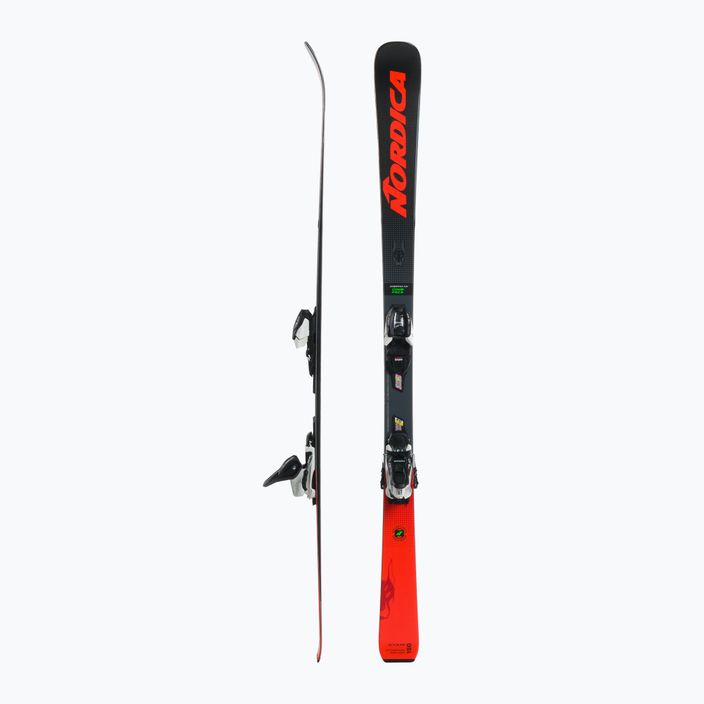 Children's downhill skis Nordica DOBERMANN Combi Pro S FDT + Jr 7.0 black/red 0A1330ME001 2