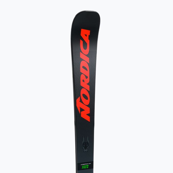 Children's downhill skis Nordica DOBERMANN Combi Pro S FDT + Jr 7.0 black/red 0A1330ME001 8