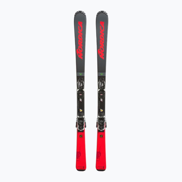 Children's downhill skis Nordica Team J R + J7.0 FDT grey/red