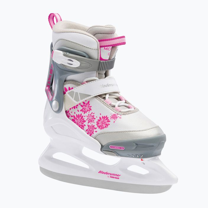Bladerunner Micro Ice G children's skates white and pink 0G122900 T1C 8