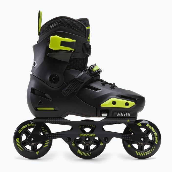 Rollerblade Apex 3WD children's roller skates black 07221400 1A1 2