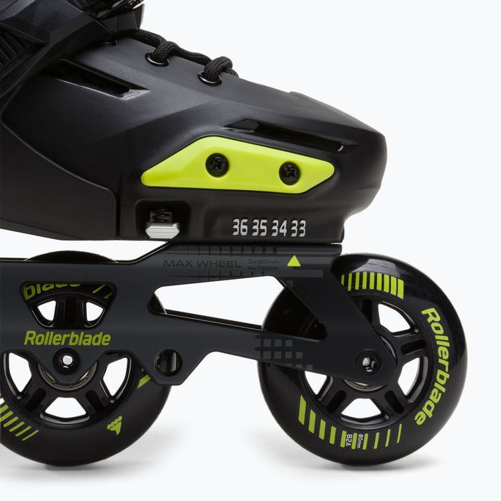 Rollerblade Apex 3WD children's roller skates black 07221400 1A1 6