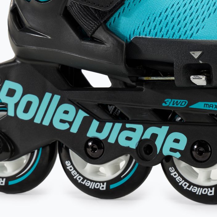 Rollerblade Microblade children's roller skates aqua/black 5