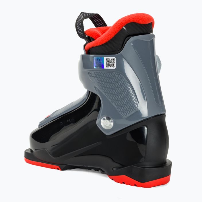 Children's ski boots Nordica Speedmachine J1 black/anthracite/red 2