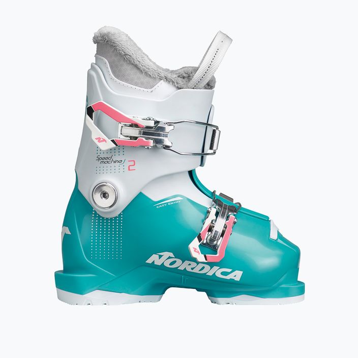 Nordica Speedmachine J2 children's ski boots blue and white 8
