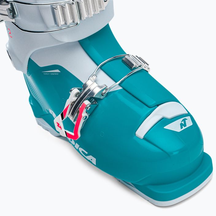 Nordica Speedmachine J2 children's ski boots blue and white 7