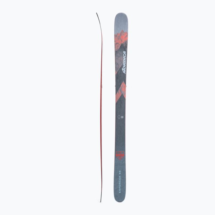 Nordica ENFORCER 94 Flat grey-red downhill skis 0A230800001 2
