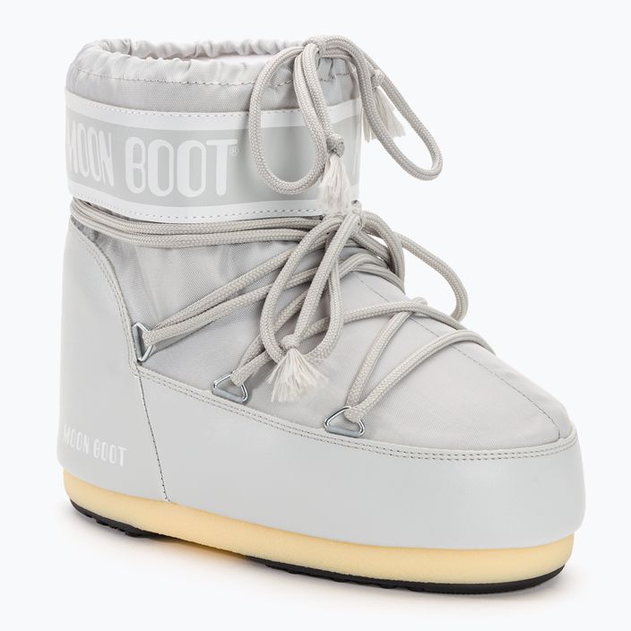 Women's Moon Boot Icon Low Nylon glacier grey snow boots