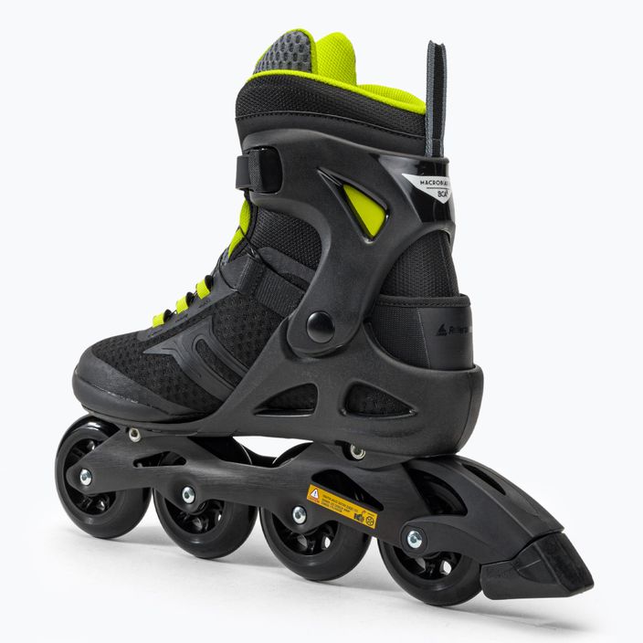 Men's Rollerblade Macroblade 84 BOA roller skates black/green 07370600 3