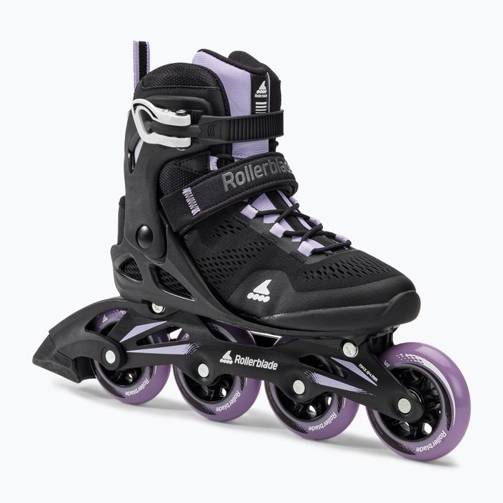 Rollerblade Macroblade 84 women's roller skates black and purple 07370900