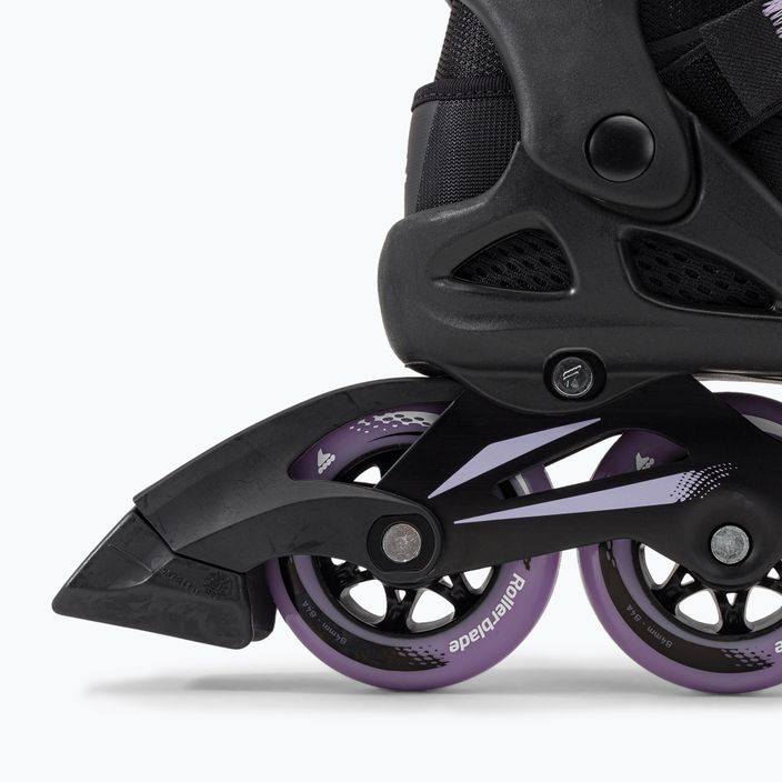 Rollerblade Macroblade 84 women's roller skates black and purple 07370900 7