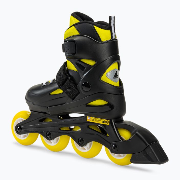 Rollerblade Fury children's roller skates black/yellow 3