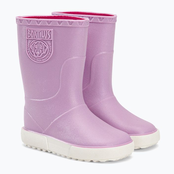 BOATILUS Nautic Kids' Calf Boots in purple BO-NAUTIC-VAR.11-KD 4