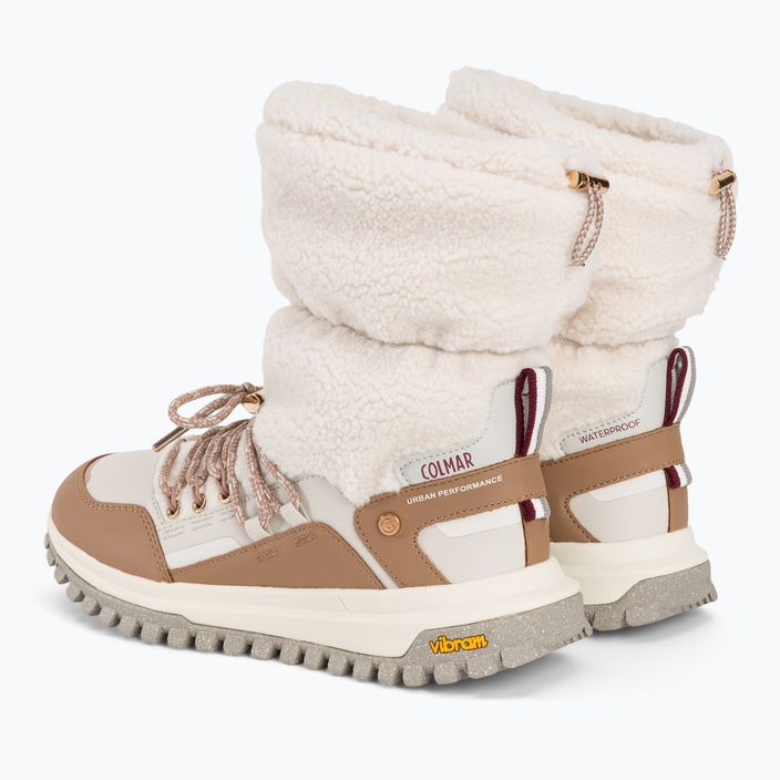 Colmar Warmer Voyage women's snow boots tan brown/off white 3