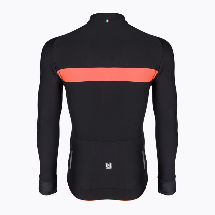 Men's Santini Adapt cycling jacket black 1W216075ADAPTNE 2