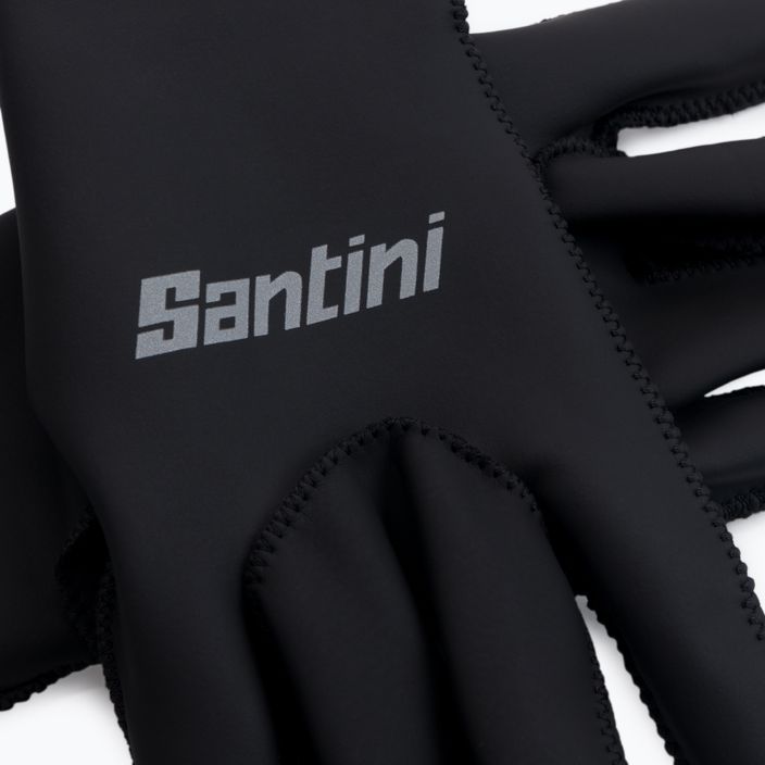 Santini Vega Xtreme cycling gloves black 1W593WINVEGAXNE 4