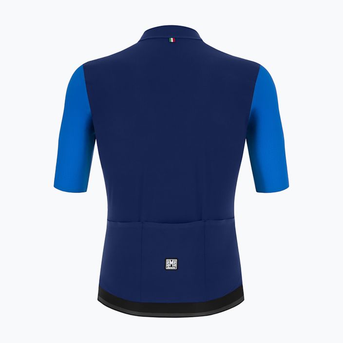 Santini Redux Vigor men's cycling jersey blue 2S94775REDUXVIGORYS 2