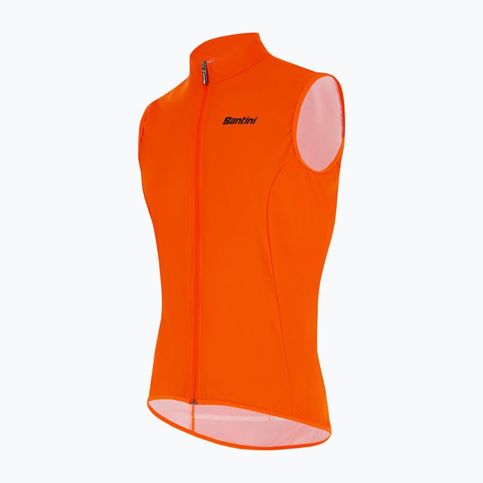 Santini Nebula Puro men's cycling waistcoat orange 2W54275NEBULPUROAFS 3