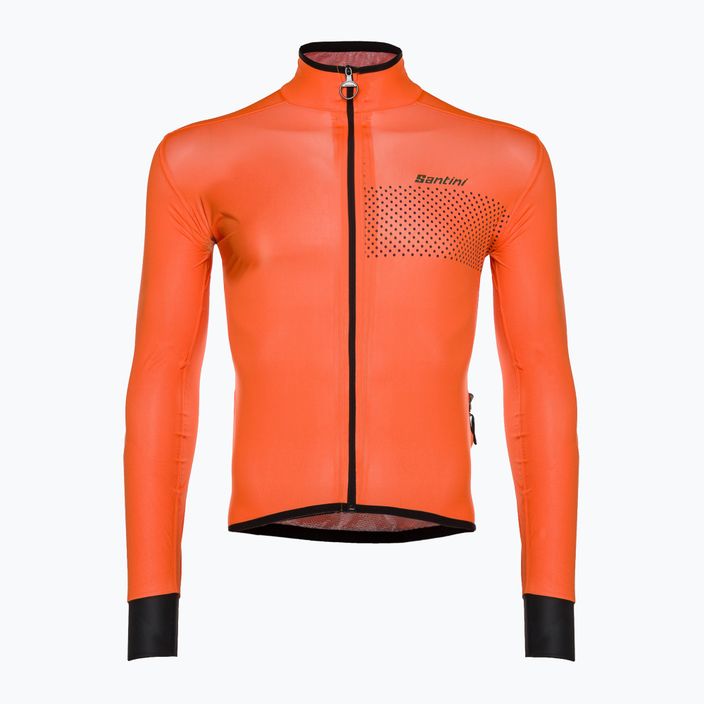 Santini Guard Nimbus men's cycling jacket orange 2W52275GUARDNIMB