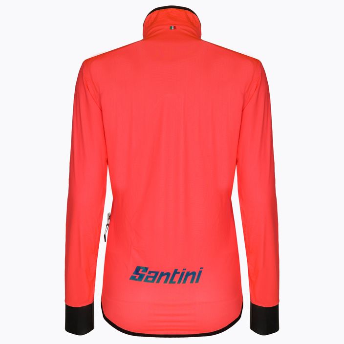 Santini Guard Nimbus women's cycling jacket orange 2W52375GUARDNIMBGN 2