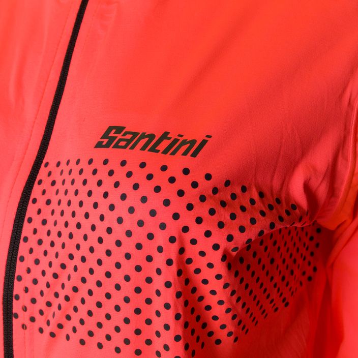 Santini Guard Nimbus women's cycling jacket orange 2W52375GUARDNIMBGN 3