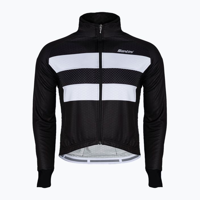 Santini Colore Bengal men's cycling jacket black 2W50775COLORBENGNE