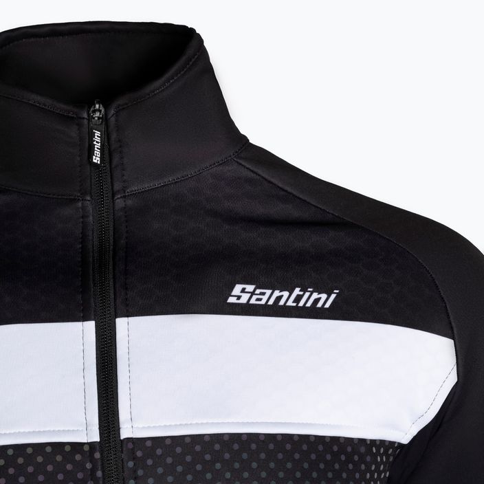 Santini Colore Bengal men's cycling jacket black 2W50775COLORBENGNE 3